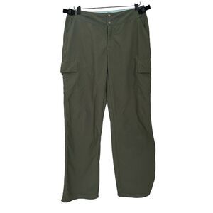 Patagonia Women’s Cargo Pants Size S Green Outdoor Hiking Utility Pockets